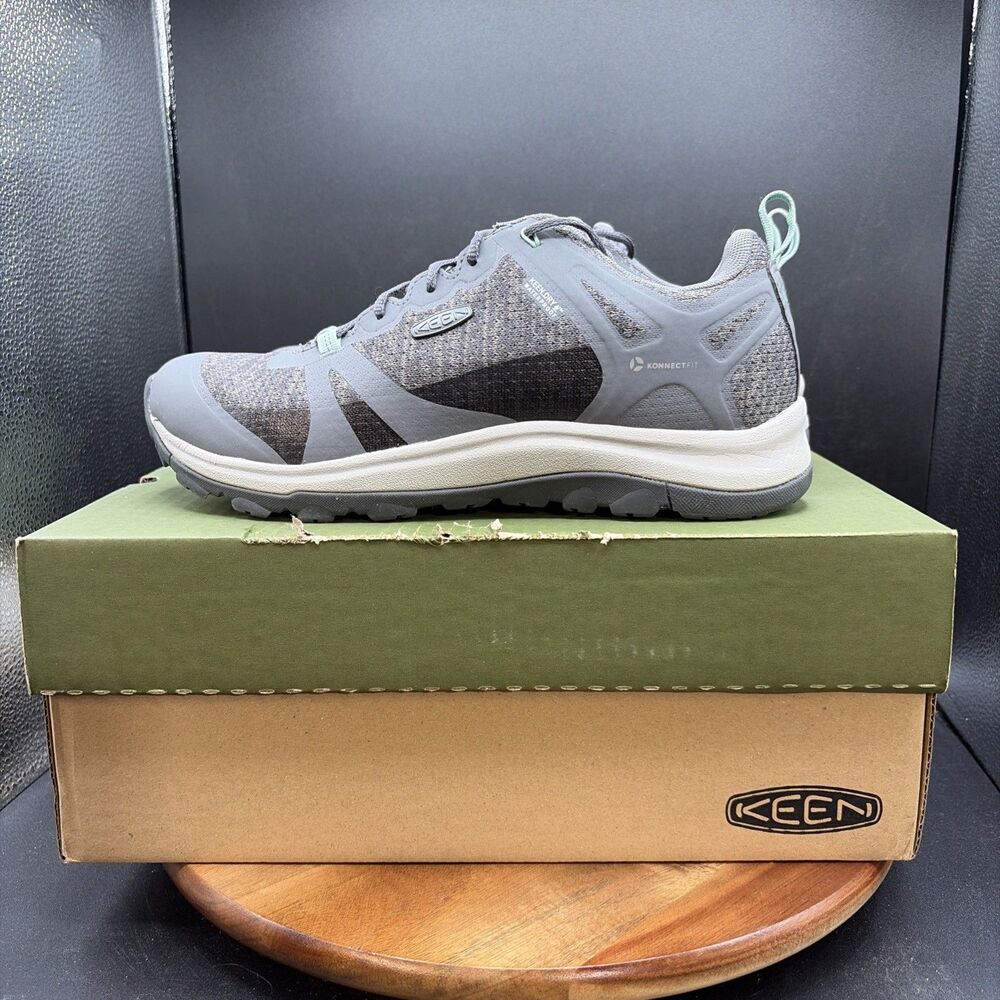 KEEN Terradora II WP Women's Size 8.5 Trail Hiking Shoes Grey Sneakers New